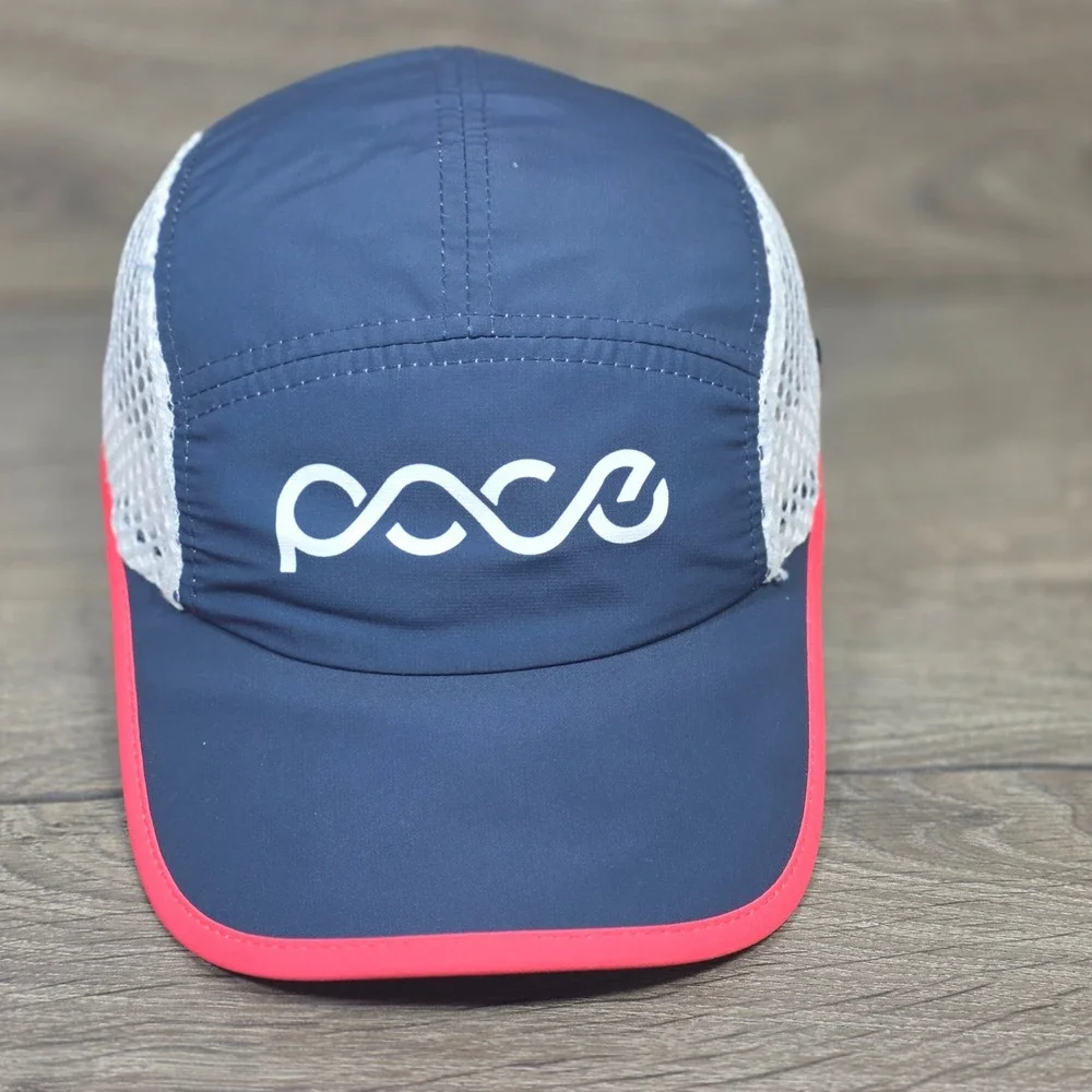 Boco Gear Pace Hat Cap Strap Back One Size Mens Blue Running Training Athletic